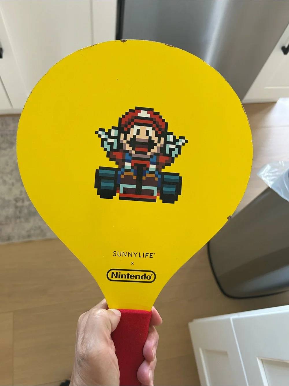 Sunny life Nintendo, Mario, Brothers, & Yoshi Paddle Ball Set - Yellow & Red